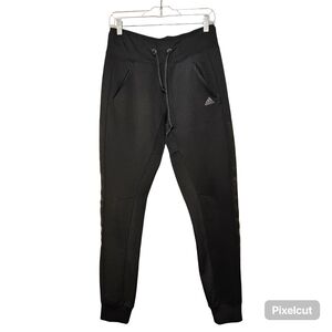 Adidas all black climalite track pants size S US